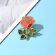 Брошь-значок BROCHE бижутерия Цветы Акварель Роза красная BRGV115052 - изображение 2