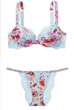 Комплект Victoria’s Secret Блакитний з різнобарвним 38C-L - изображение 1