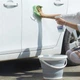 Відро силіконове 10 літрів туристичне складане Collapsible Bucket з ручкою без кришки Сіре - зображення 5