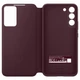 Чохол-книжка Smart Clear View Cover для Samsung Galaxy S22 Plus (S906) (EF-ZS906CEEGRU) Burgundy - изображение 5