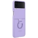 Чохол Silicone Cover with Ring для Samsung Galaxy Flip 4 (F721) (EF-PF721TVEGUA) Lavender - изображение 1