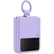 Чохол Silicone Cover with Ring для Samsung Galaxy Flip 4 (F721) (EF-PF721TVEGUA) Lavender - изображение 2