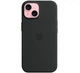 Чохол Silicone Case with MagSafe для Apple iPhone 15 Plus (MT103) Black - изображение 3