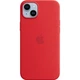Чохол Silicone Case with MagSafe для Apple iPhone 14 Plus (MPT63) Red - зображення 1