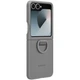 Чохол Silicone Cover with Ring для Samsung Galaxy Flip 6 (F741) (EF-PF741TJEGUA) Gray - зображення 1
