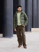 Пуховик Uniqlo розмір S оливковий (57) (470077) - зображення 6