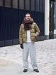 Пуховик Uniqlo розмір S коричневий (34) (470077) - зображення 2