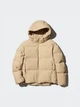 Пуховик Uniqlo розмір L бежевий (31) (469896) - изображение 5