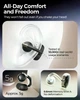 Навушники SoundPeats Clip1 dark grey бездротові Bluetooth чорні напіввідкриті LDAC Dolby - зображення 7