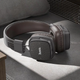 Накладные наушники складные Hoco W56 Earl 28+часов работы BT5.4/AUX/USB Type-C Brown - изображение 4