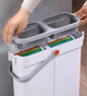 Набір швабра та відро з віджимом Joybos M03-7 Flat Floor, 2 мопи в комплекті - зображення 2