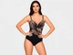 Купальник злитий Sisianna 5160158 Чорний 2XL (46) стегна 111-115 см груди 3C-4D - зображення 2