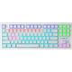 Клавіатура Aula F3032 Dark Yellow keys RGB White (6948391204680) - зображення 3