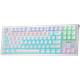 Клавіатура Aula F3032 Dark Yellow keys RGB White (6948391204680) - зображення 1