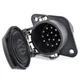 Розетка на полуприцеп 15 PIN ADR KAMAR G-15-S (ISO 12098) 24V - изображение 2