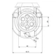 Розетка на прицеп 7+1 контактная KAMAR 7+1 PIN 12V E1216-1 - изображение 7