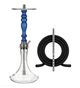 Кальян Aroma Hookah Bravo Steel Blue 55см арома хука браво синий из нержавейки - изображение 1