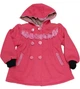 Пальто деми для девочки р.XXL (110-116 см) красное - изображение 1