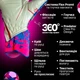 Дитячі воротарські рукавиці PREDATOR MATCH | 6 розмір | 7-10 років | блакитні з рожевим - зображення 3