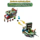 Великий Конструктор 3в1 933 деталі, 7 фігурок Plants vs Zombies GUDI 60009 “Фургон Crazy Dave / Supply-Truck” Рослини проти Зомбі - зображення 2