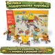 Великий Конструктор 7в1 1026 деталей 5 фігурок Plants vs Zombies GUDI 60010 “Великий Меха-Босс + 6 міні босів” Рослини проти Зомбі - зображення 4