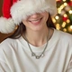 Цепочка на шею браслет на руку Fashion Jewelry серебристый 48 см - изображение 1