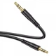Аудіокабель HOCO UPA24 3.5mm male to 3.5mm male, nylon braid, 1m, Black (6931474789136) (15333) - изображение 4