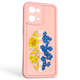 Чехол силиконовый Soft Touch с 3D принтом Украина для Oppo Reno 7 розовый (Полная защита камеры) - изображение 1