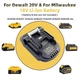 Адаптер DM18M для аккумуляторов DeWalt 20V с возможностью подключения к инструментам Makita 18V + Power Bank. - изображение 6