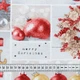 Сет сервировочный Новогодний / Коллаж, игрушки фон серый 30х45 см (173570) (145г/м.кв32см шт) 174755 - изображение 3