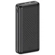 Повербанк портативний акумулятор Power bank XO PB309 Digital charge 22.5W 20000 mAh Black - изображение 1