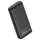 Повербанк портативний акумулятор Power bank XO PB309 Digital charge 22.5W 20000 mAh Black - изображение 3
