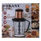 Чопер подрібнювач Sokany SK-7039 з чашею об'ємом 2 л SK-7039 - изображение 10