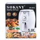 Аерофритюрниця Sokany на 5 літрів, 1500 Вт біла SK-3010 - изображение 4