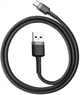 Кабель Baseus Cafule Cable USB for Type-C 2A 2м Black (CATKLF-CG1) - зображення 3