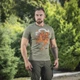 Футболка Гетьман Сагайдачний M-Tac Light Olive S 80033038-S - зображення 11