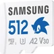 Karta pamięci Samsung Pro Plus Sonic the Hedgehog microSDXC 512GB Class 10 + Adapter SD (MB-MD512SA/LC1) - obraz 3