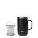 Чашка (з ситечком) TEAPOT 470 мл. Matt - Noir (QM6211) - изображение 1