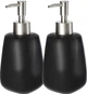 Дозатор для мила Kadax Palmi 400 мл 2 шт. Чорний (K5157) - зображення 1