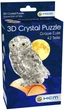 Puzzle 3D Crystal HCM Kinzel Sowa 42 elementy (4018928591575) - obraz 1