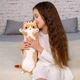 Мягкая игрушка-подушка Кот Батон обнимашка 50см Коричневый - изображение 3