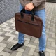Сумка для ноутбука и документов Diplomat в коричневом цвете. - изображение 2