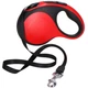 Smycz dla psa Springos automatyczna L do 50 kg taśmowa 5 m Czarny i czerwony (5907719480398) - obraz 1