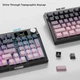 Кейкапи для механічної клавіатури Pink countur gradient, Cherry Profile - зображення 5