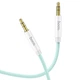 AUX кабель Hoco UPA19 Jack 3.5 to Jack 3.5 1m зеленый - изображение 1