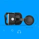 Очки виртуальной реальности с наушниками Shinecon SC-G04EA черные - изображение 4