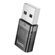 Адаптер переходник Hoco UA36C USB to Type-C черный - изображение 4