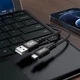 Кабель Acefast C1-04 USB to Type-C 1.2m чорний - зображення 4