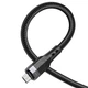Кабель Borofone BU35 USB to MicroUSB 1.2m чорний - зображення 3