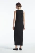Сукня жіноча COS buttoned rib-knit maxi dress 1222929002 XS Чорний - изображение 5